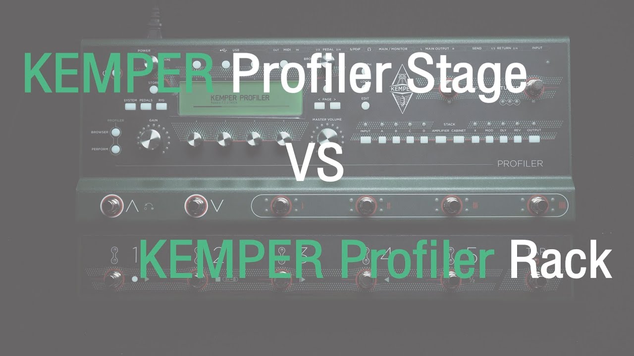 Strings Quick Demo : Kemper Stage VS Kemper Rack. Different?