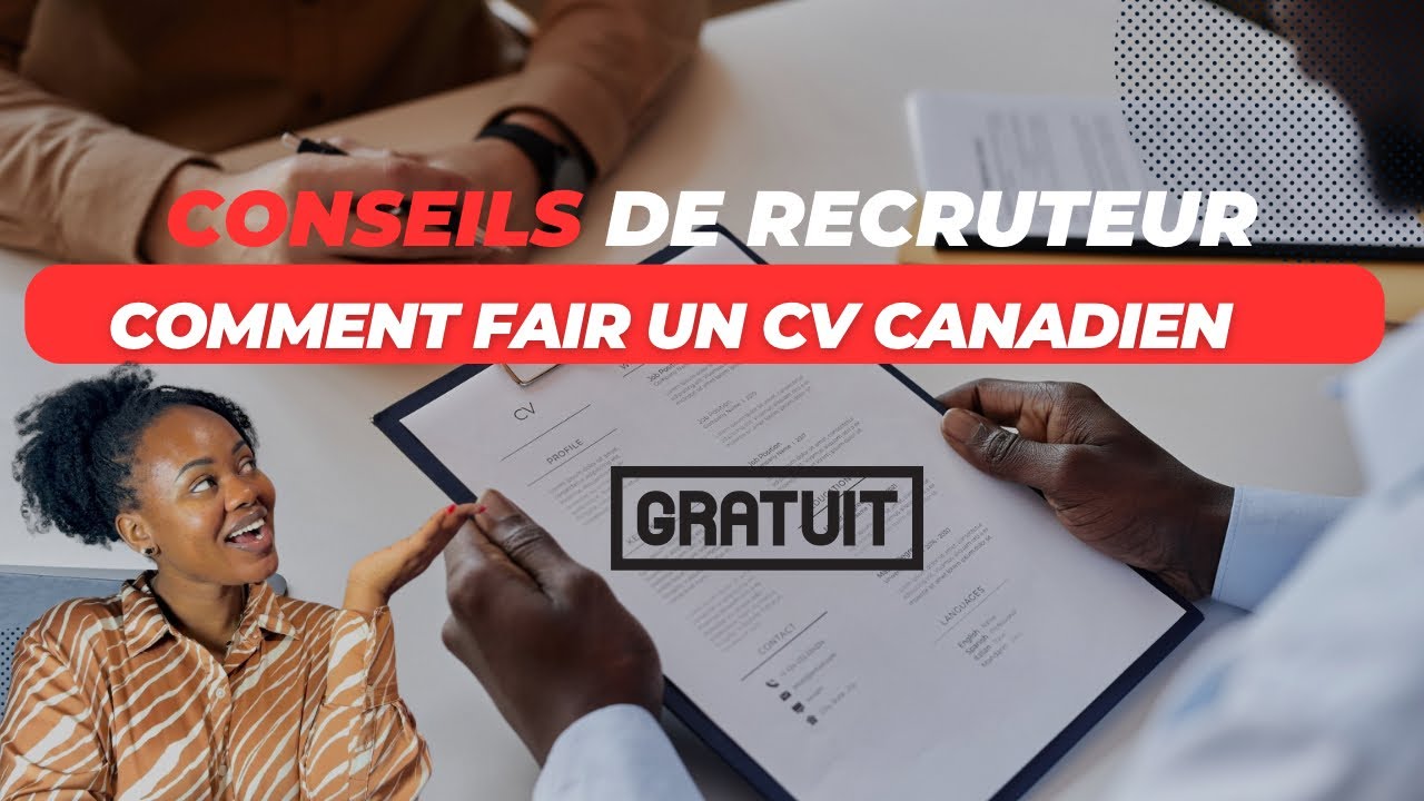 🚨CV Bilingue Destination Canada 2025: Trouve un emploi avec ce format GRATUIT (+ Template Offert !)