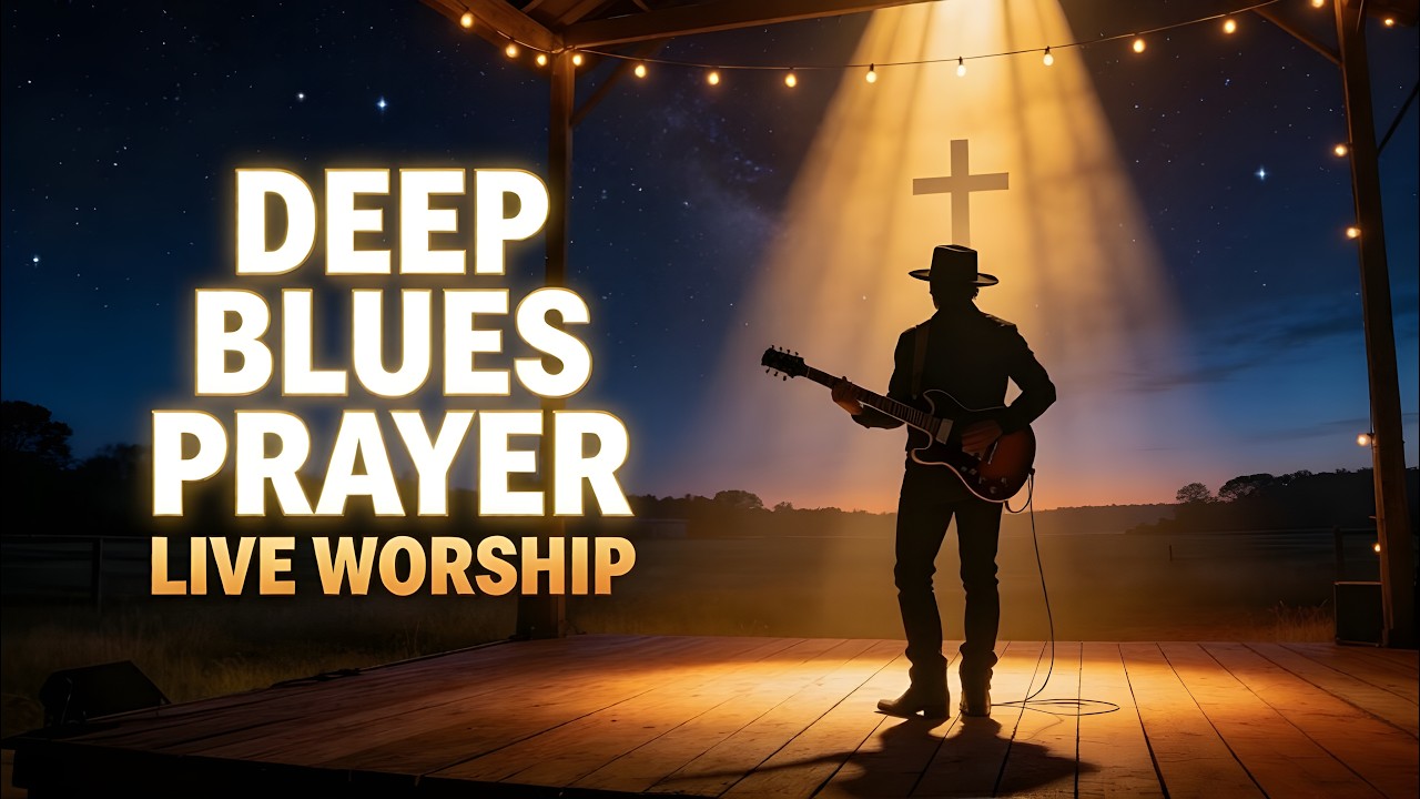 🔴 LIVE Slow Blues Worship | Deep Christian Blues for Prayer & Meditation  🎸