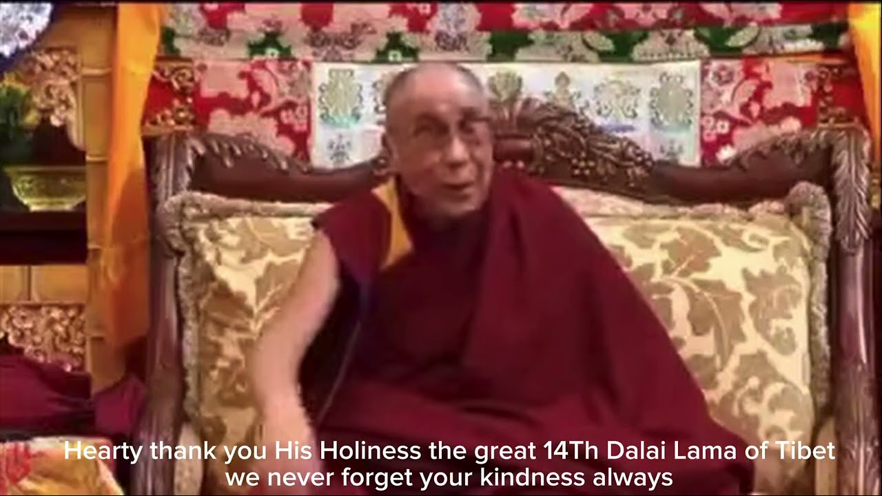 HIS HOLINESS THE GREAT                                       14TH DALAI LAMA OF TIBET 