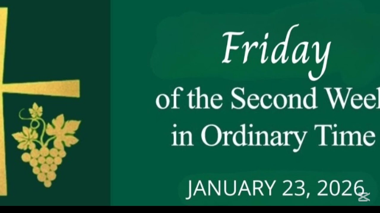 Emonews Daily Devotion with Father Brancker John for Friday, January 23, 2026