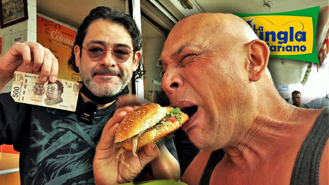 El reto de las cemitas más picantes con el Pelón del Centro