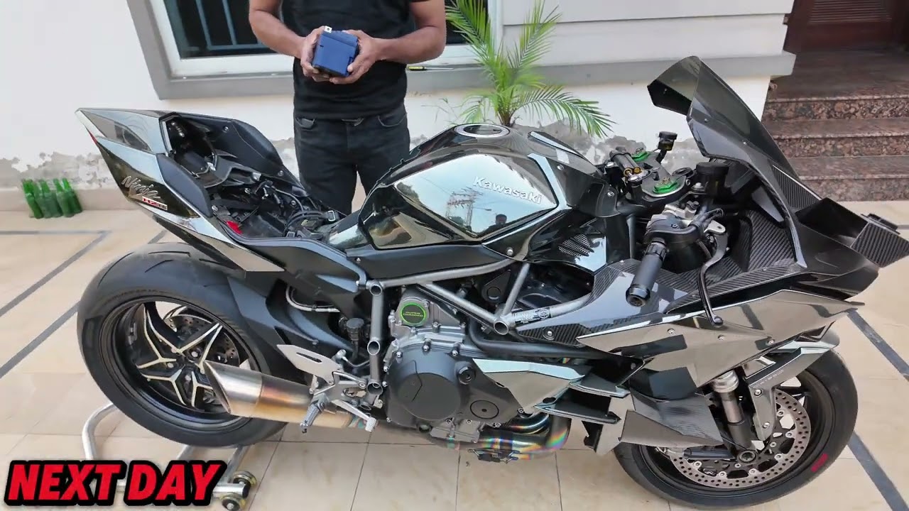 H2R KI BATTERY DEAD HO GAI | ZS MOTOVLOGS |