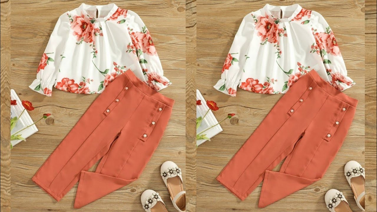 Full Sleeve Baby Top With Double Breasted Pant Cutting and Stitching