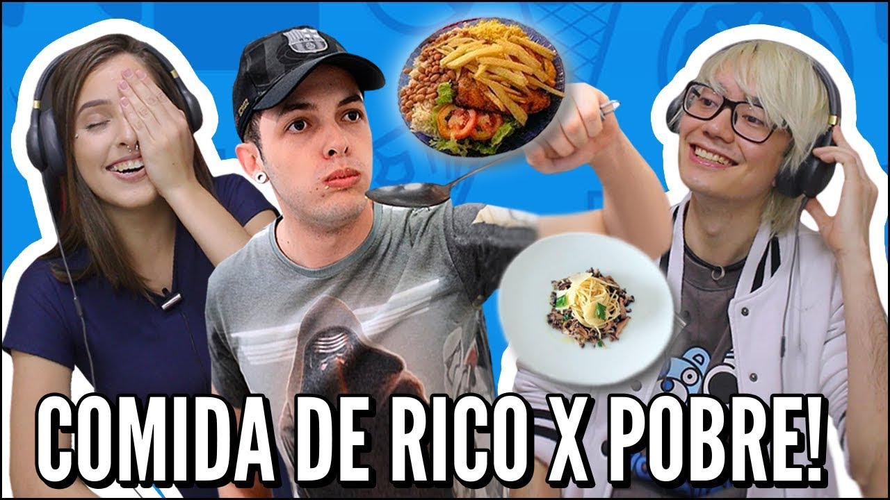 JOVENS REAGEM A CARACOL RAIVOSO - COMIDA DE RICO E DE POBRE