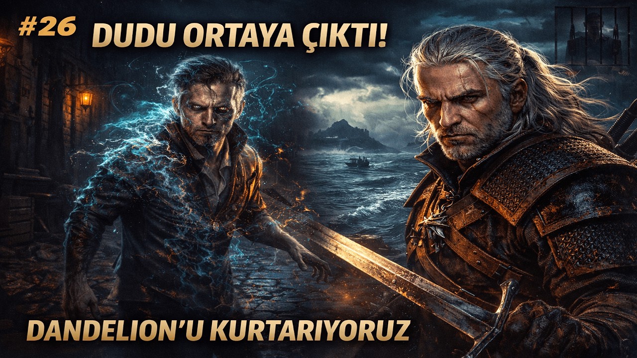 The Witcher 3 Wild Hunt #26  Dudu Ortaya Çıktı! Adaya Gidiyoruz, Dandelion’u Kurtaracağız ⚔️🏝️