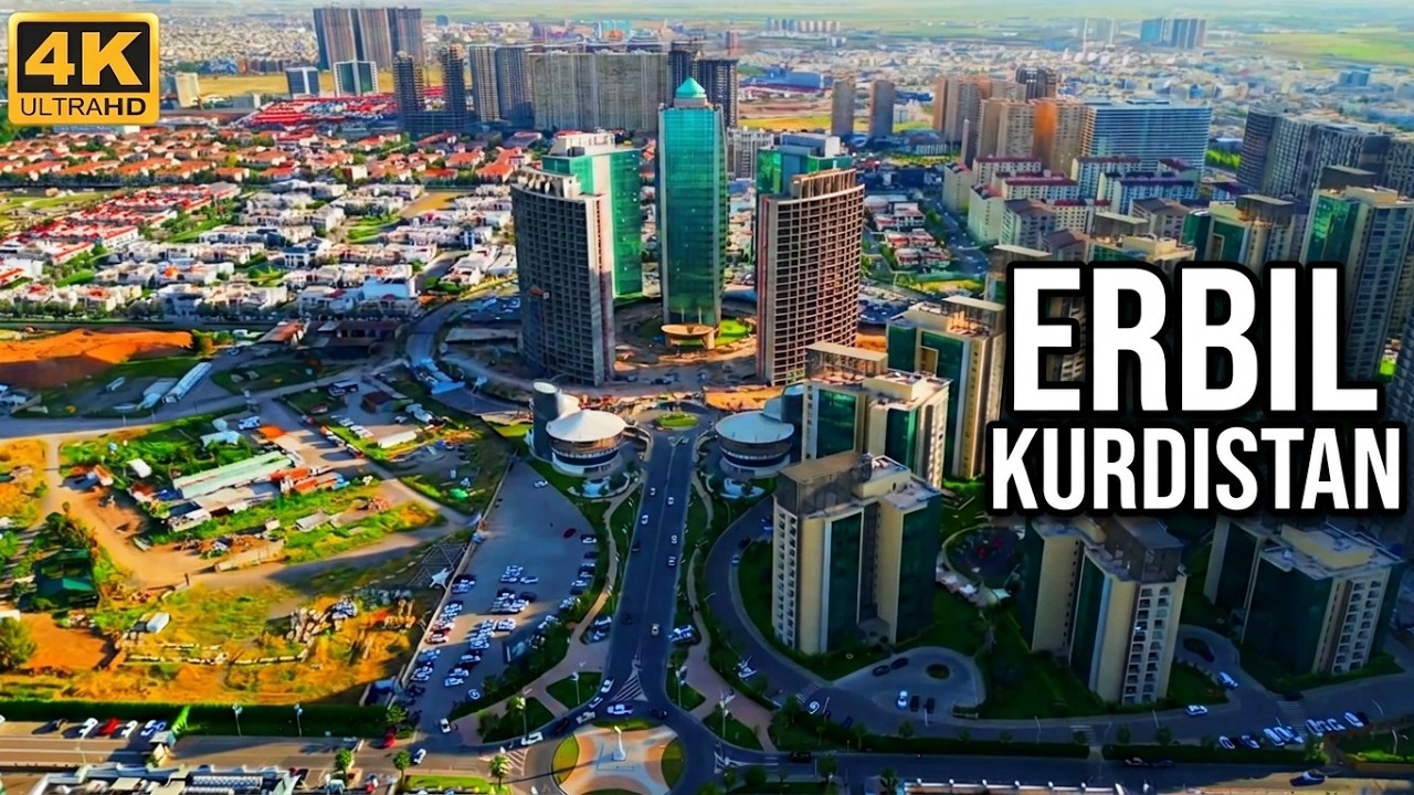 Empire World 4K 60FPS Aerial View ERBIL KURDISTAN Drone