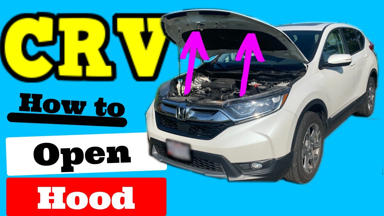 Как открыть капот на Honda CRV CR-V 2017-2021
