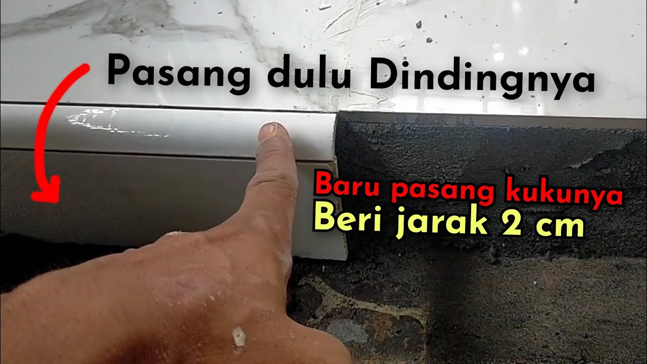 Cara paSang kuku maCan keramik 20 cm