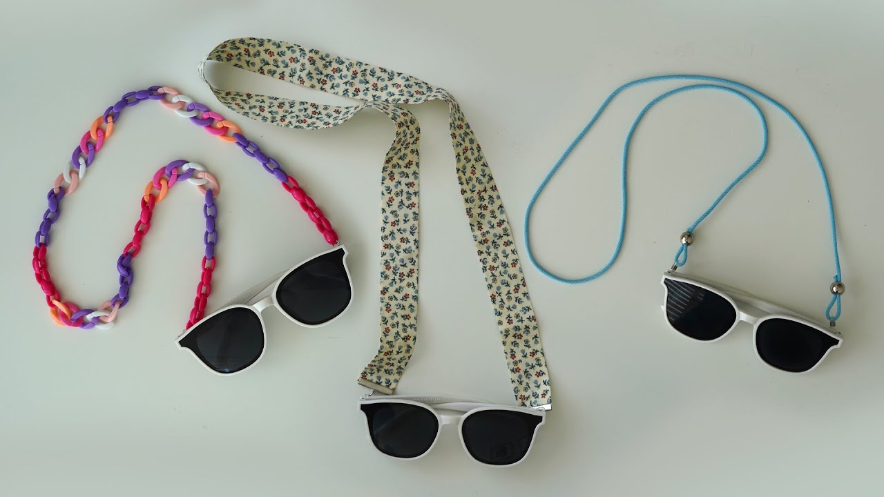 ۳ مدل بندعینک | بندعینک با پاراکورد | بندعینک زنجیری | بندعینک پارچه ای | Top 3 Glasses straps