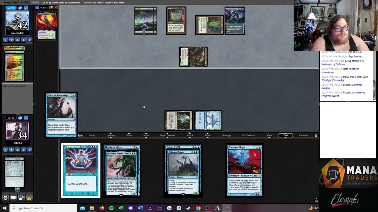 Commander Mono Blue Urza MTGO