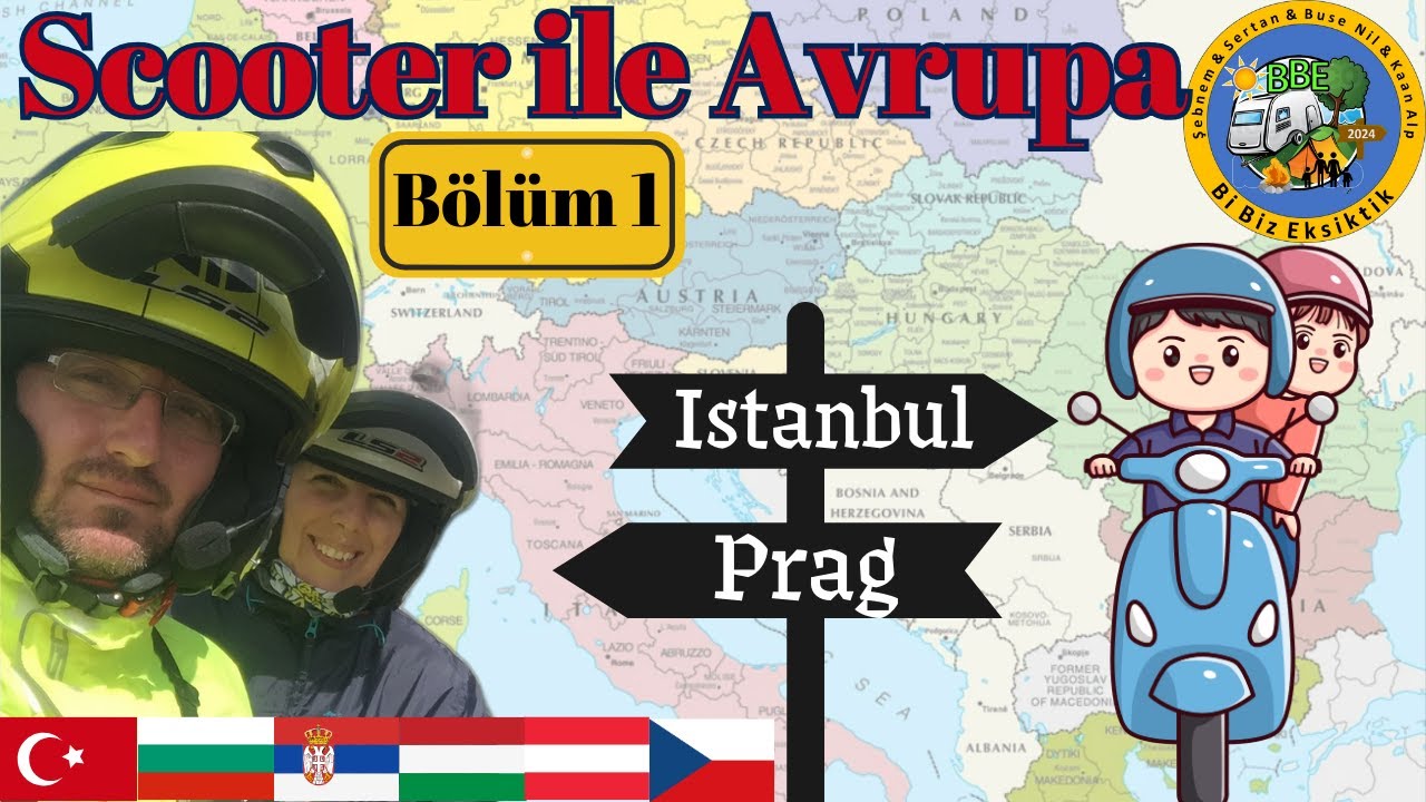Maxi Scooter ile Kuzey Avrupa Gezimiz B1 I Bir Motosiklet Macerası