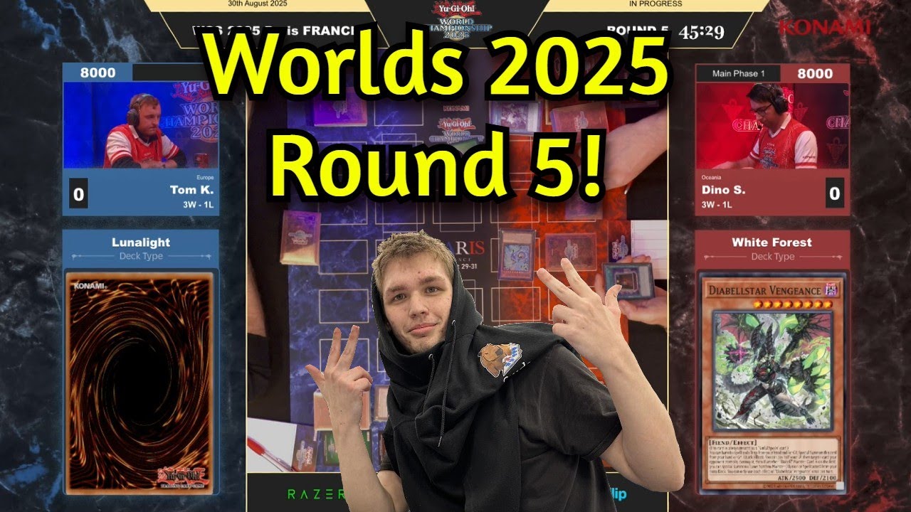 White Forest Vs Lunalight Round 5 Worlds 2025 Yu-Gi-Oh!