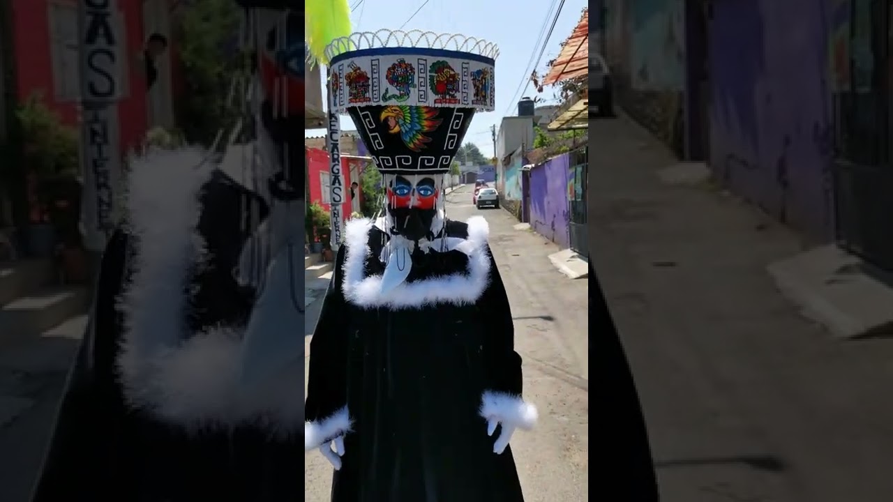 Preparando el traje para el carnaval