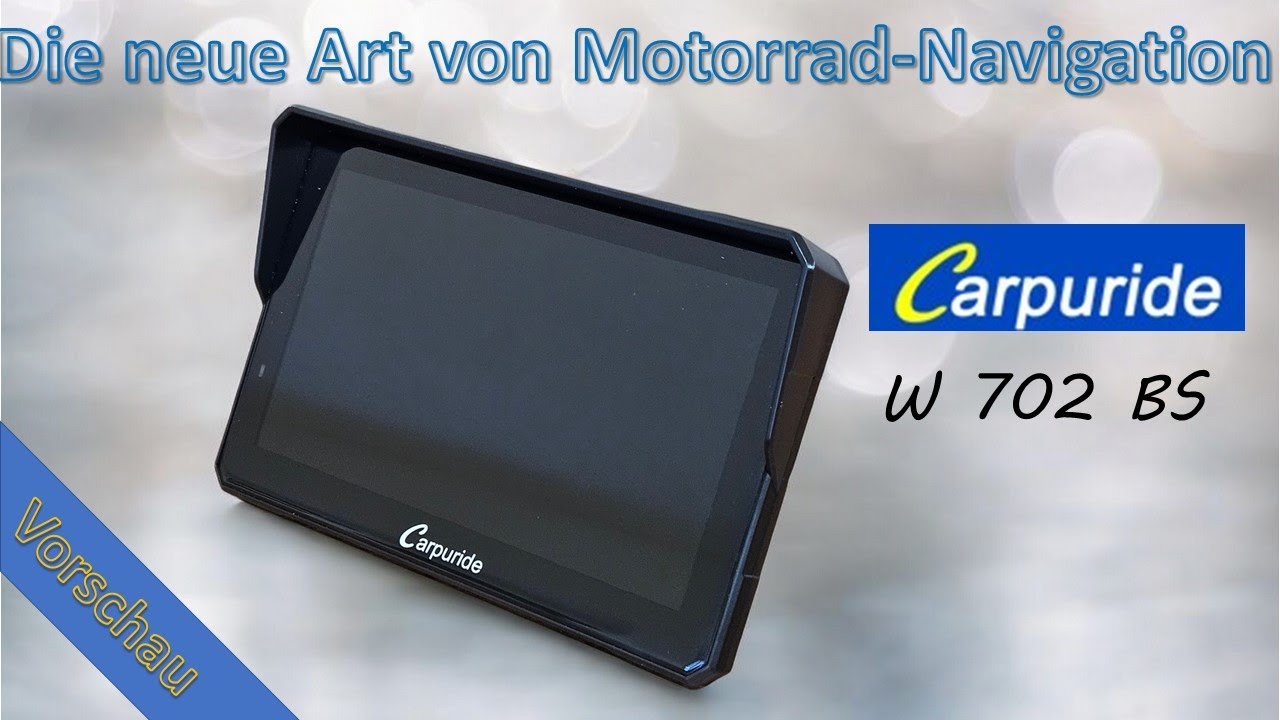 Ank&uuml;ndigung Testbericht vom Carpuride W702BS in Kombination mit Kurviger und BMW Multifunktionsrad