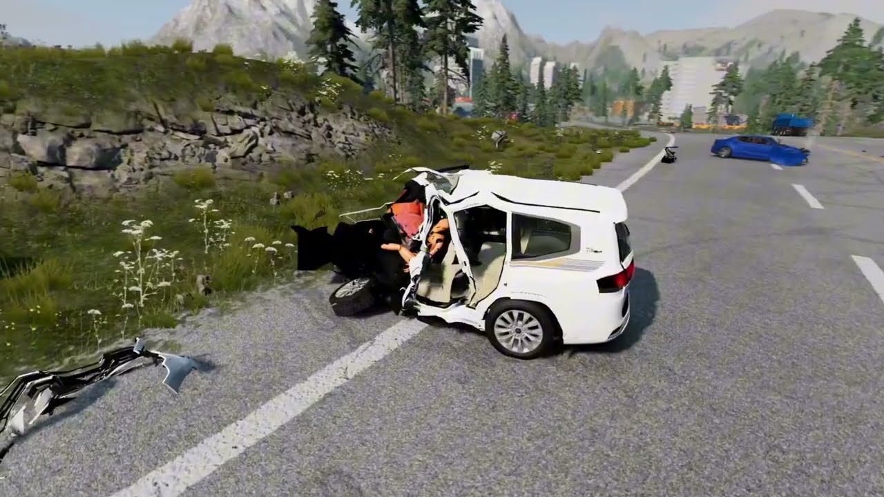 beamng drive Dummy's Worst Day 😱 - BeamNG Drive Crashes