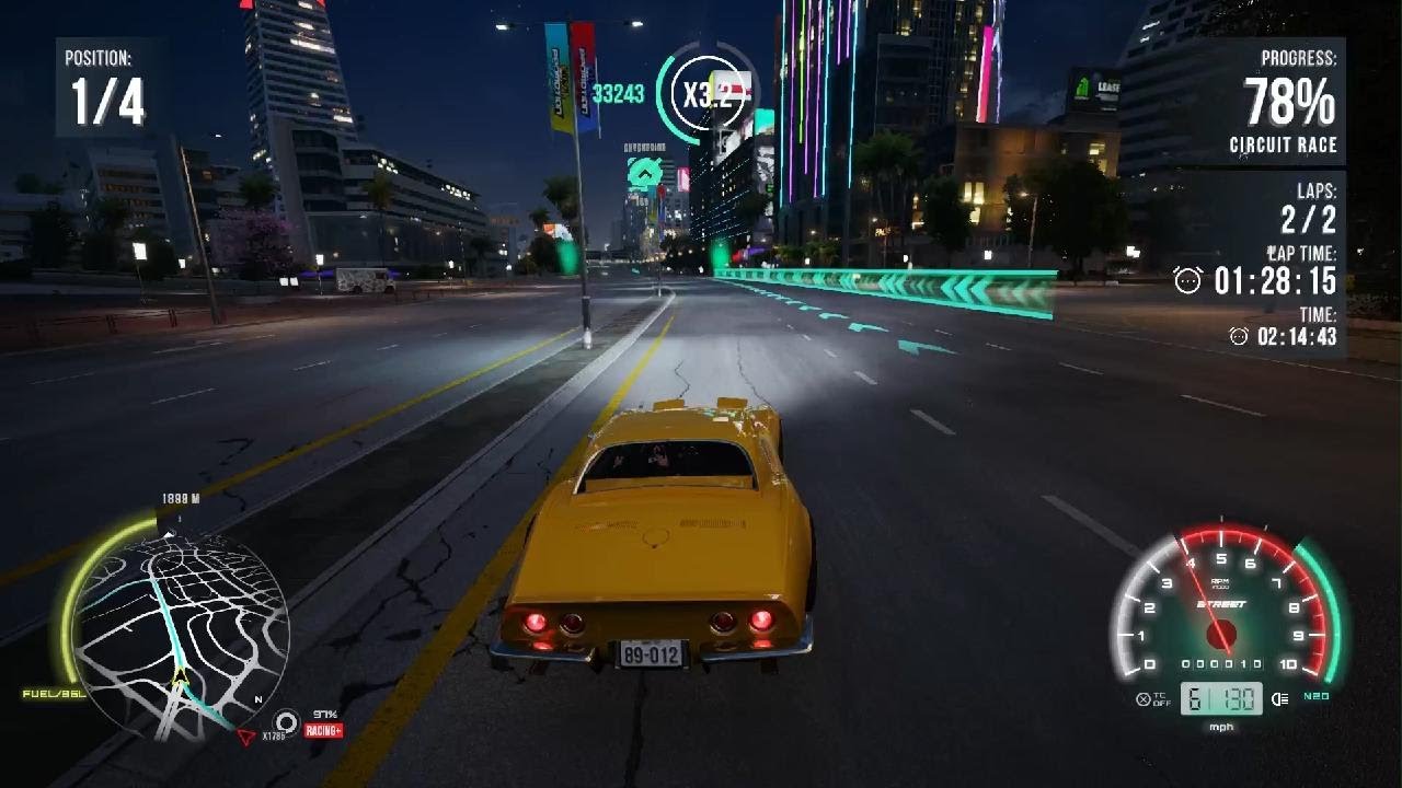 CarX Street - Night Races - Sprints & Circuits w/ Corvette - C2 Elite Races - Hard Mode