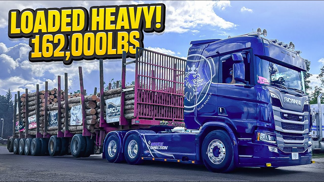 140,000 LB Trailer Pull – Scania Takes It Smooth!