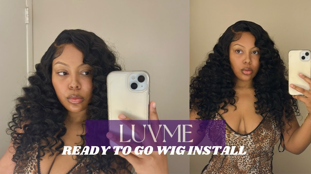 hair vlog: LUVME HAIR | Ready To Go Wig | Wand curls 💕