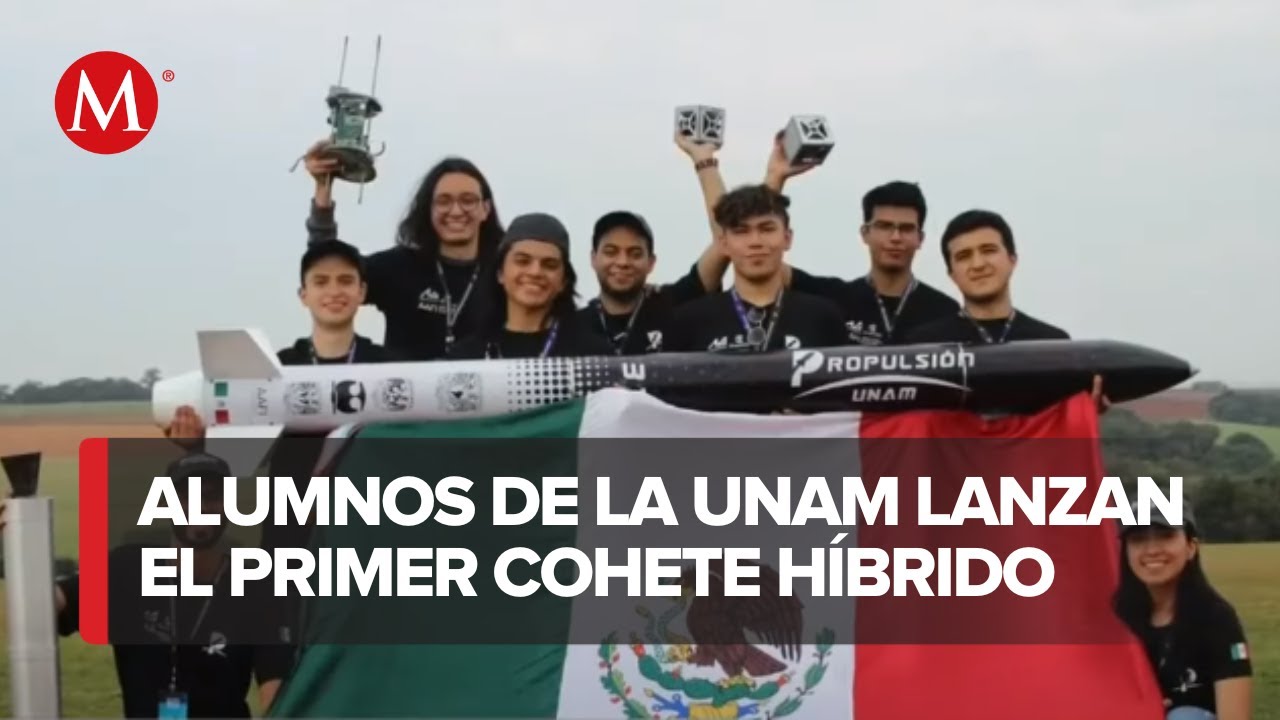 Estudiantes de la UNAM realizan lanzamiento de cohete 