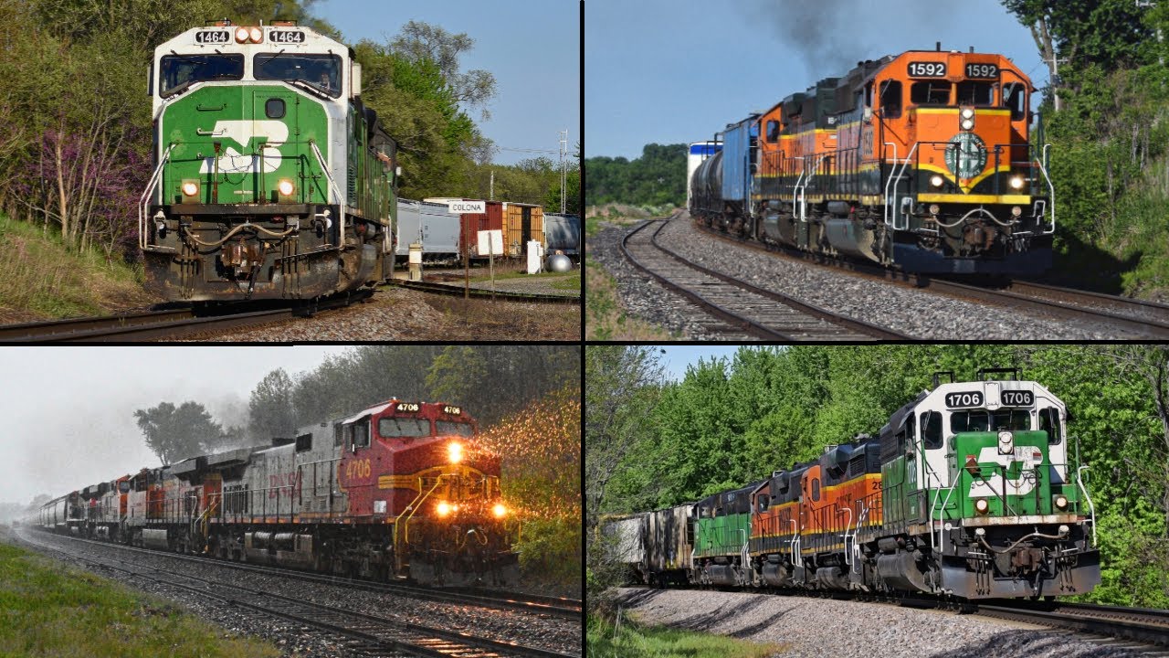 Springtime Railfanning on the BNSF Barstow Subdivision - Fallen Flags, SD40-2s, SD60Ms, And More!