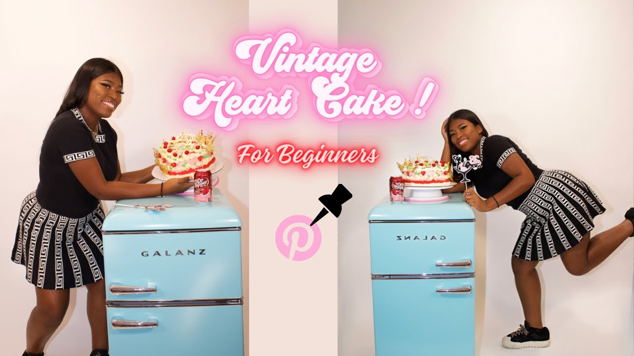 What Happens When You Try a Vintage Heart Cake Recipe for the FIRST TIME?