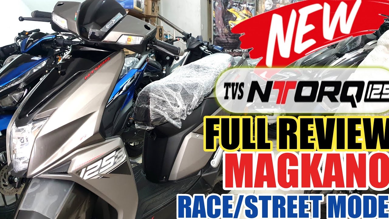 BAGONG TVS NTORQ 125 ANG MALUPIT NA 125 SCOOTER REVIEW WITH 2 DRIVING MODE RACE AT STREET MODE