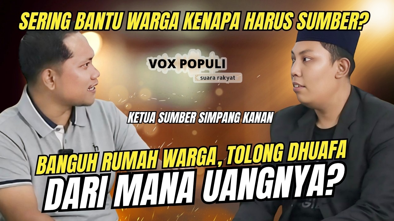 BANGUN RUMAH WARGA, NOLONG DHUAFA DARI MANA DUITNYA‼️