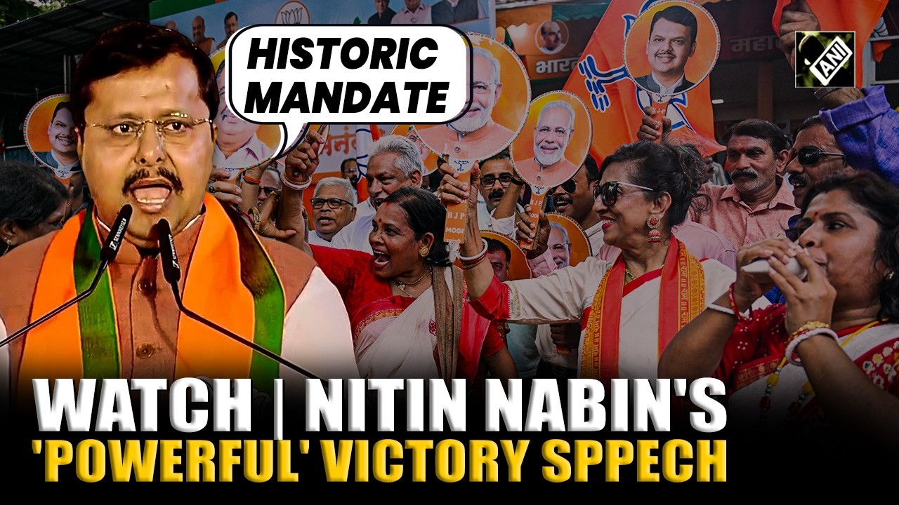 &lsquo;'Public moved from fear to trust': BJP Chief Nitin Nabin's victory speech after 'Historic' win