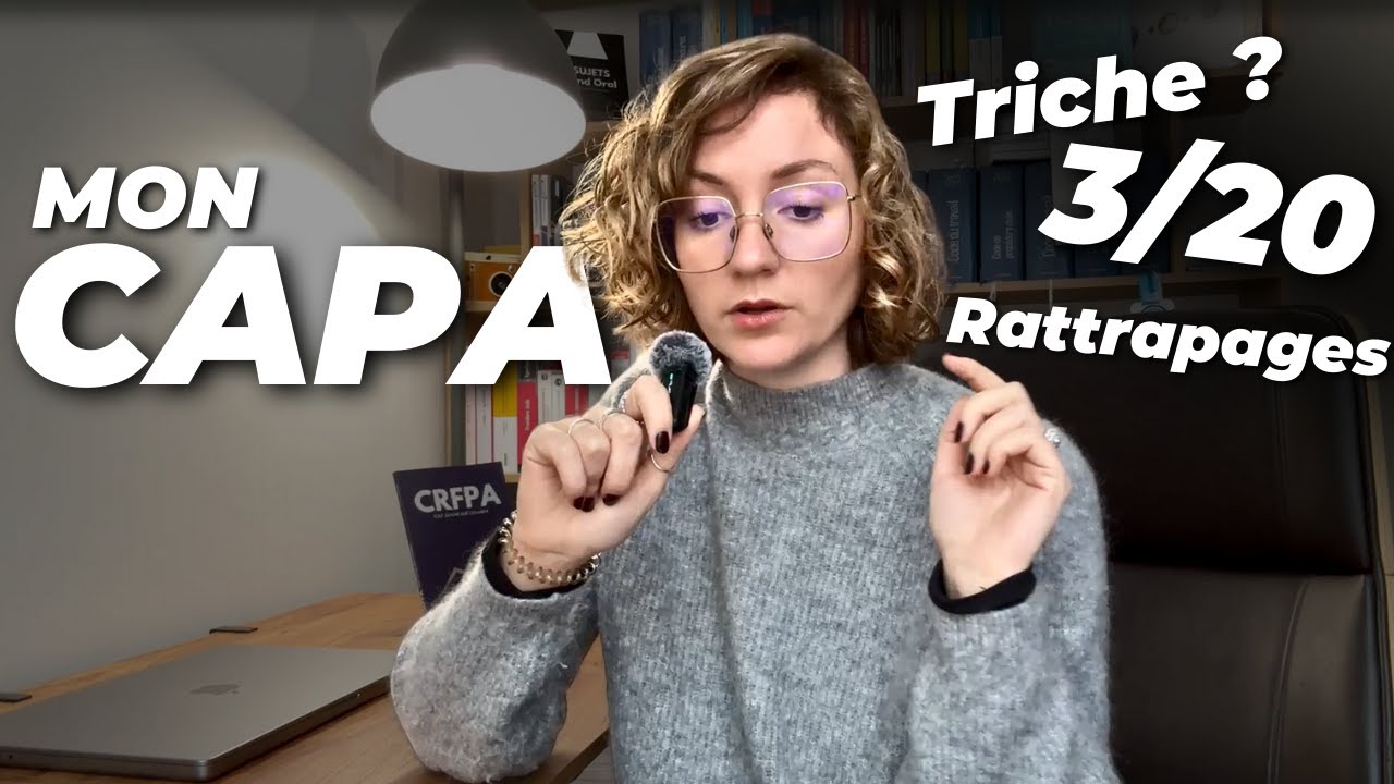 J'ai réussi le CAPA : je vous raconte TOUT (3/20, triche ? rattrapages ...)