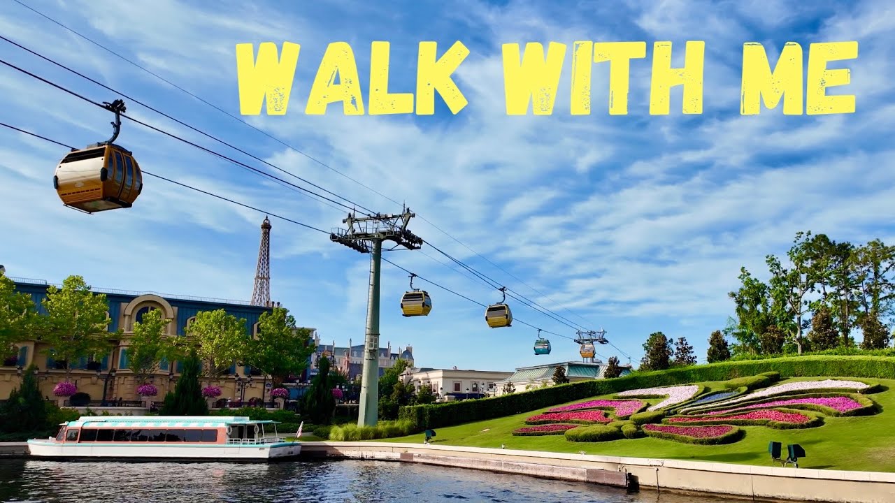 Walk W/Me~ Relaxing 8am Sunday Stroll Around Crescent Lake & Friendship Boat Rides/Walt Disney World
