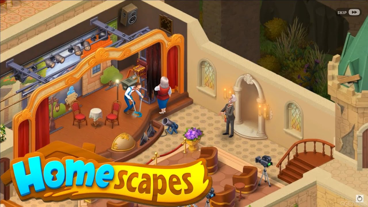 Homescapes - New Story - Mountain Estate - Theater - Day 5