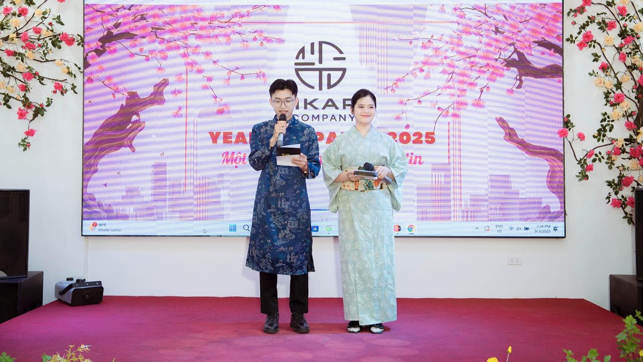 Year end party Hikari Việt Nam - MC song ngữ Việt Nhật Thanh Huyền - Minh Quân 
