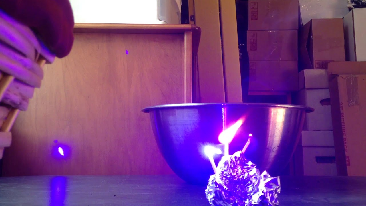 Lighting Matches With a Thor M II Laser