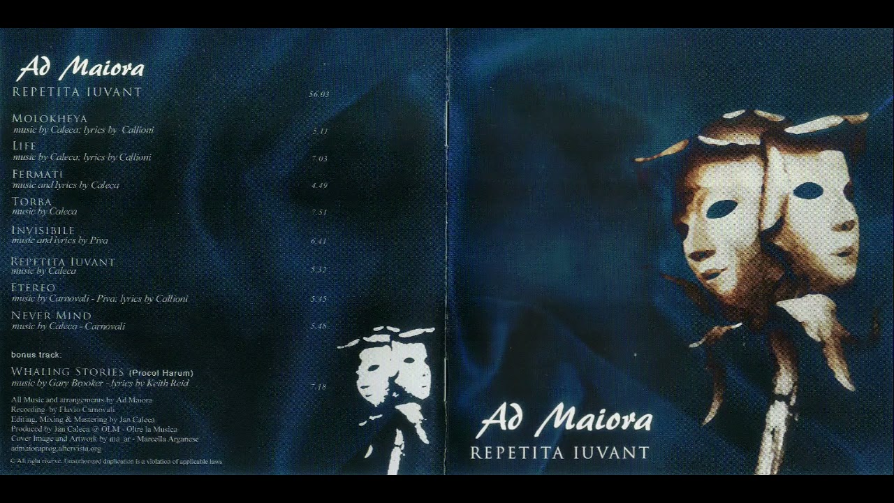 Ad Maiora. Repetita Iuvant (2016). CD, Album. Italy. Rock Progressivo Italiano (RPI), Progressive.