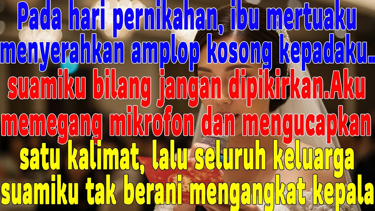 Dihina Amplop Kosong, Kuambil Mic & Kubongkar Aib Mertua di Depan 500 Tamu! #keluarga #kesehatan