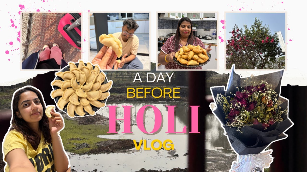 Gujhia Special HOLI Vlog🥟🫟