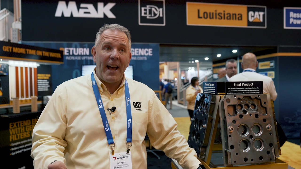 Cat&reg; Reman Engines for Marine