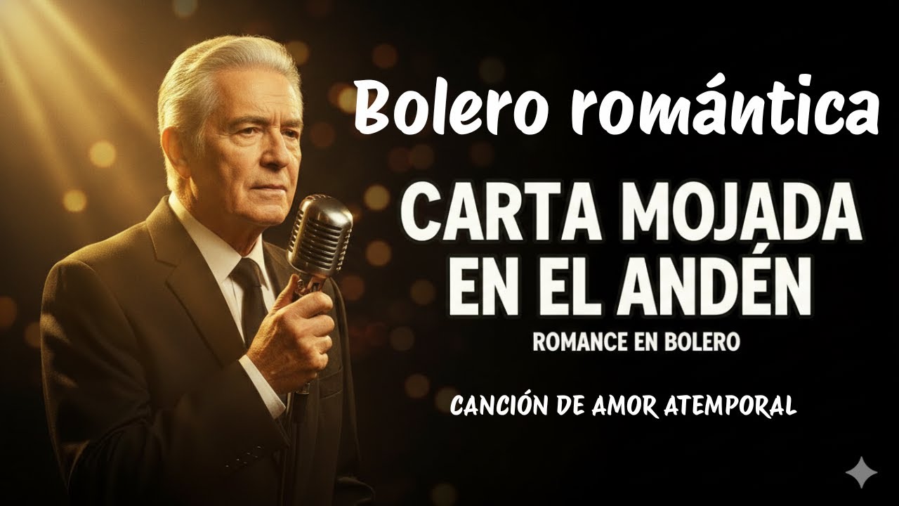 Carta Mojada en el Andén, Bolero Romántico, Canción Nueva, Voz Masculina, Romance en Bolero