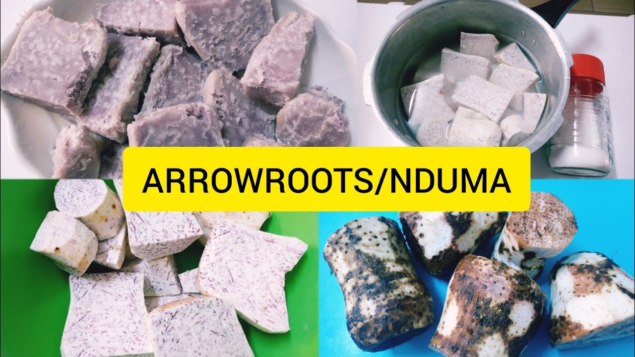 HOW TO PREPARE TASTY ARROWROOTS/ NDUMA #nduma #arrowroots