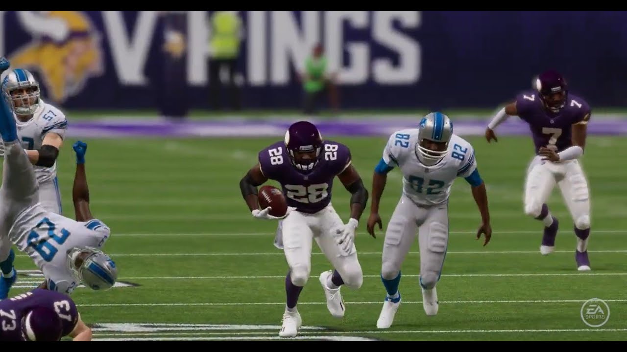 Lions (1-0) vs Vikings (0-1). All-time team regular season