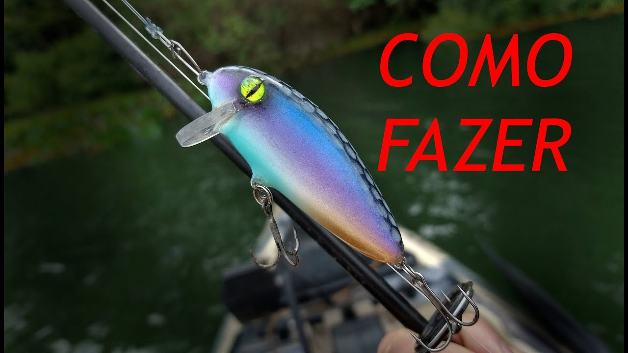 Como fazer isca artificial artesanal de meia água