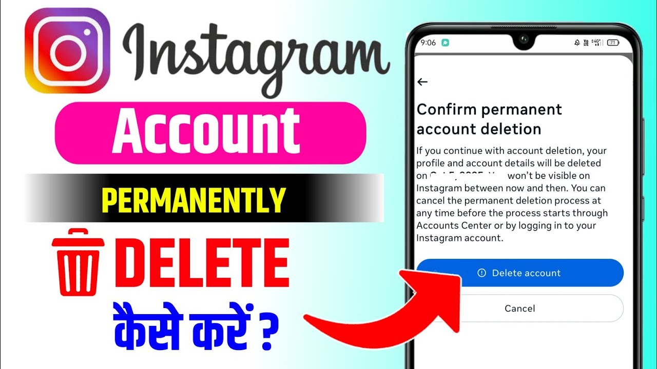 instagram account delete kaise kare permanently | instagram id delete kaise kare | instagram account