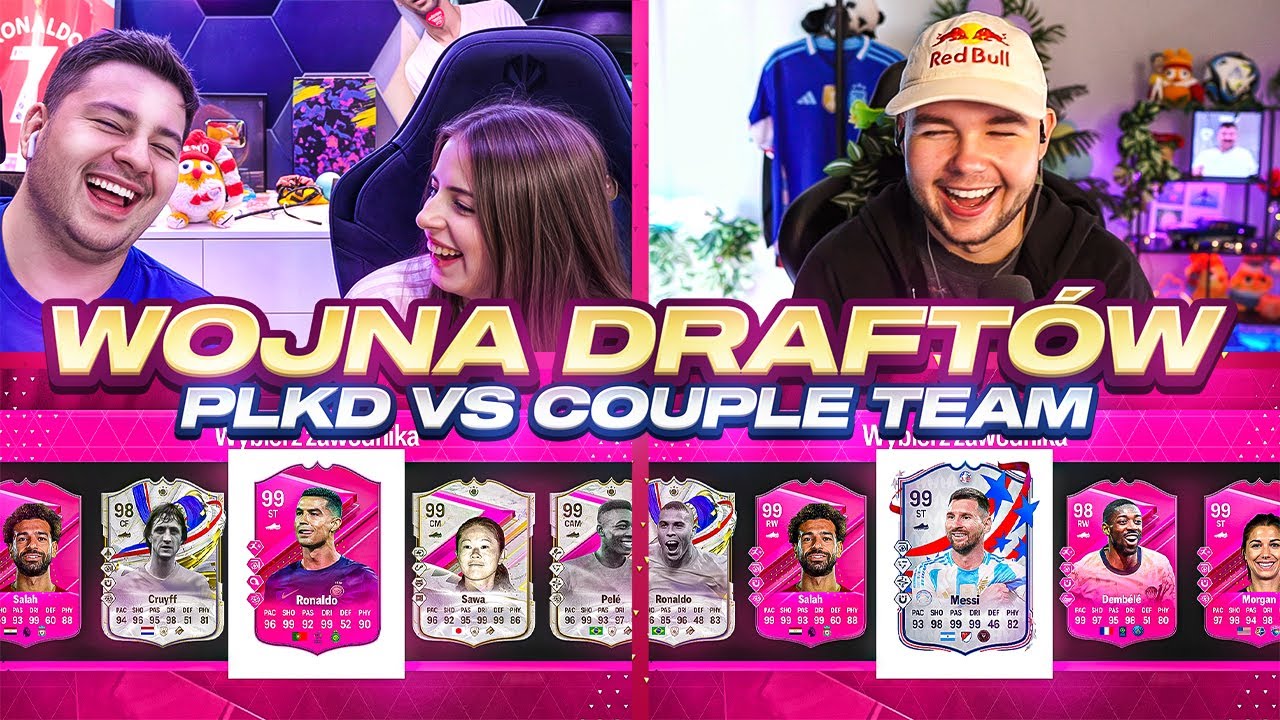 WOJNA DRAFT&Oacute;W 2 vs 1 PLKD vs JUNAJTED & KLQUDKA