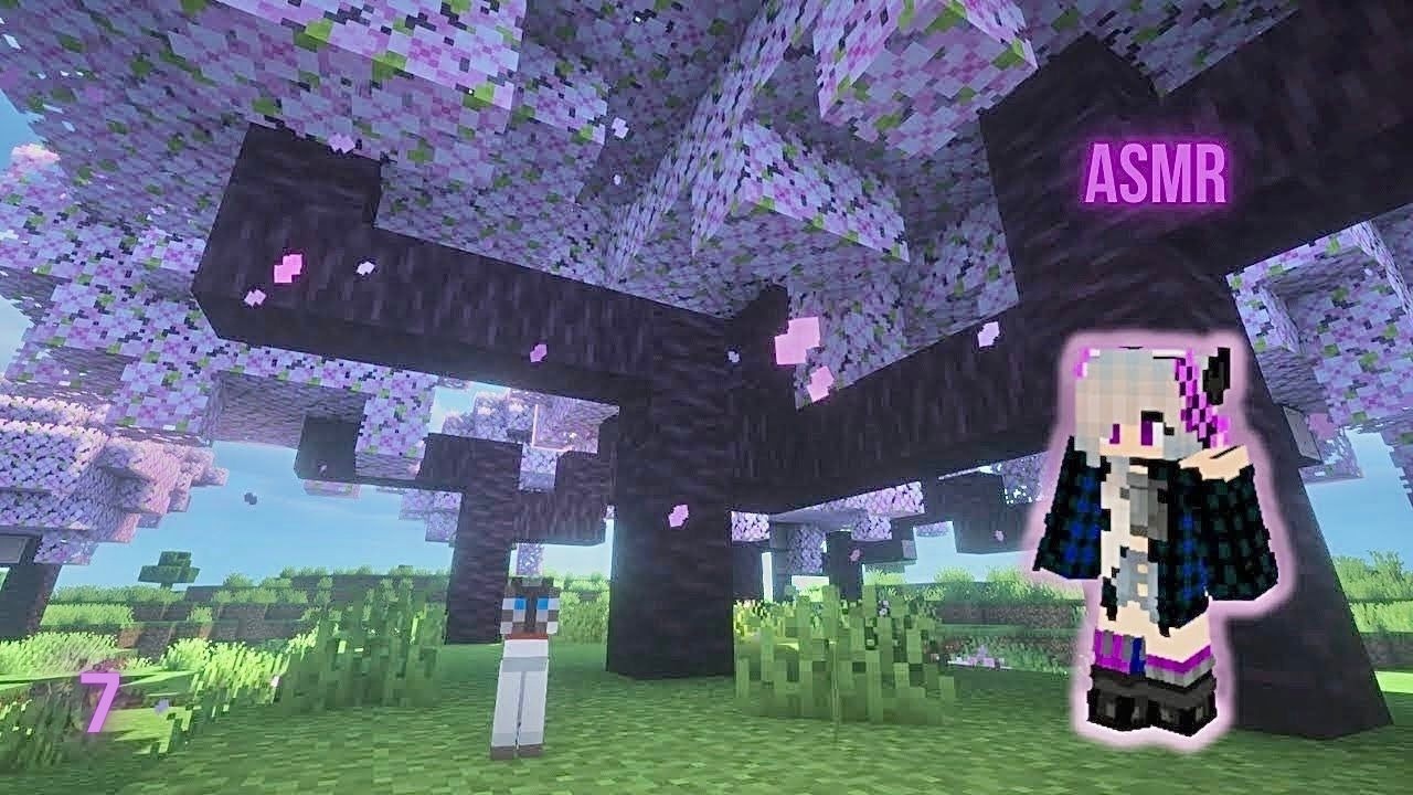 Get comfy and sleepy while I build my house🩷😴 Minecraft ASMR -Sleepy Adventures🌙✨(soft spoken)
