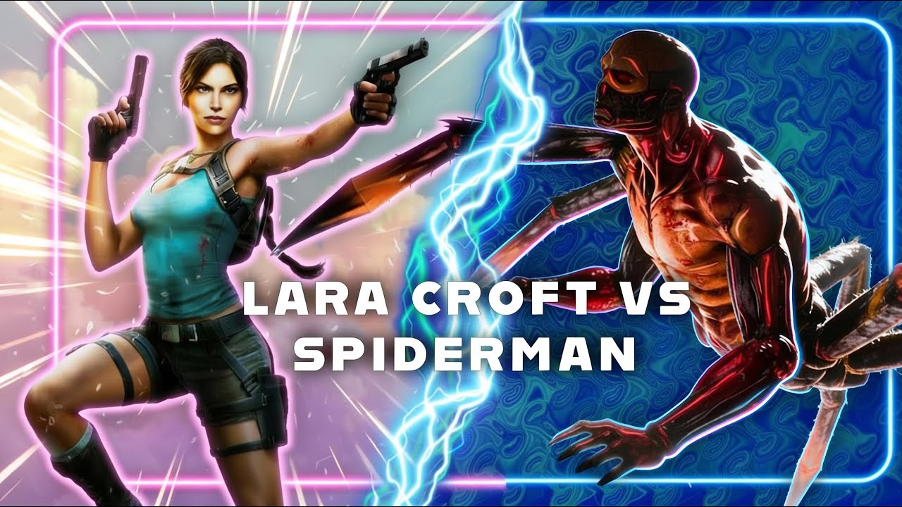 LARA CROFT VS SPIDERMAN🕷️| Tomb Raider Remastered Grota Meteorytu #39