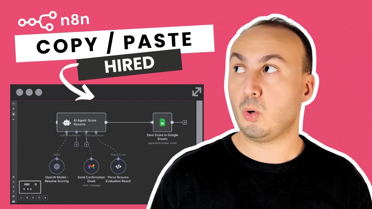 100% Automated Recruitment Workflow with n8n… It Does the HR Job All By Itself!