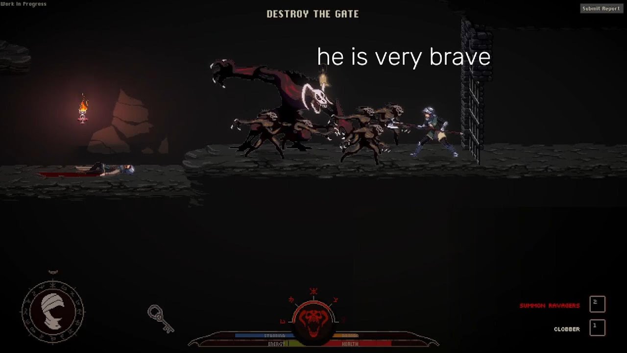 all the power of the branches in necro fugitive #Necrofugitive Demo