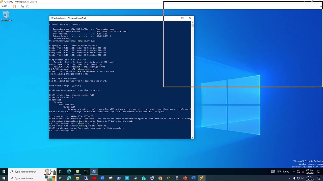 Enable PowerShell remoting | How to enable PowerShell Remoting on non domain joined computers
