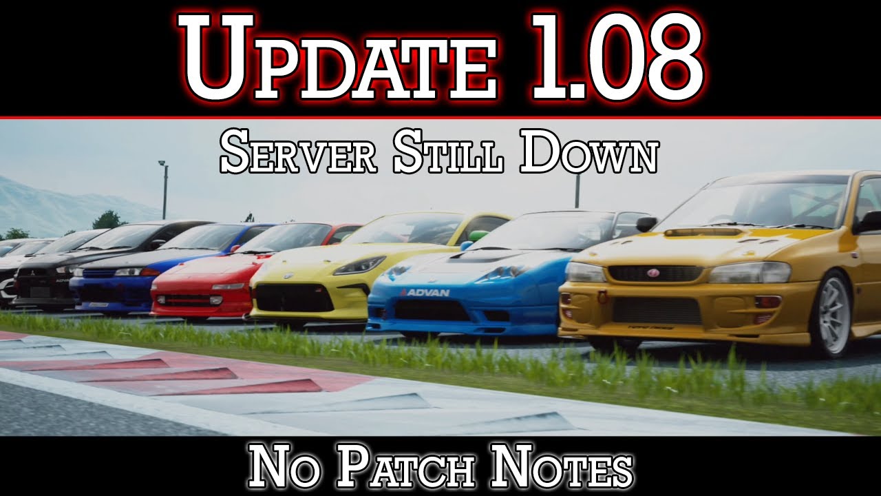 New Race Unlocked... The 24 Hours of Maintenance! | Patch 1.08 is Live But Servers Still Down | GT7